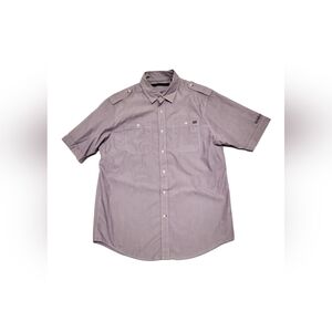Sean John Men's Light Purple Casual Button Down Shirt Sz M